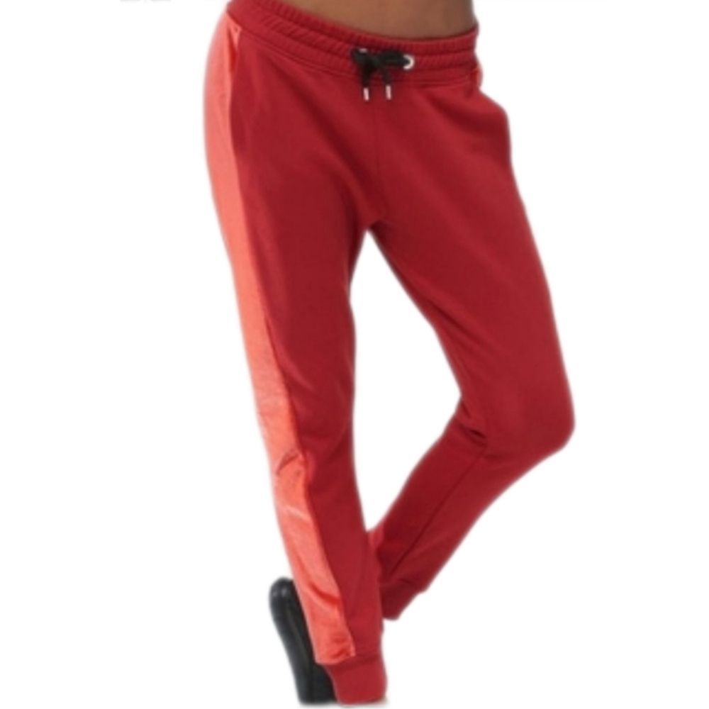 Ivy Park Velvet Side Oversized Red XS Joggers